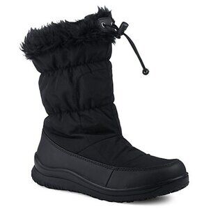 London Fog Jane II Nylon Faux Fur Winter Boots